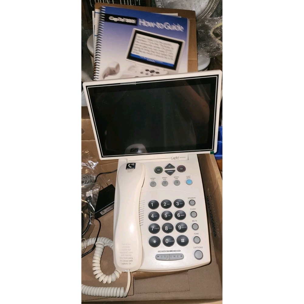 CapTel 840i Telephone Extra Large Captioning Screen Wi-Fi Tested